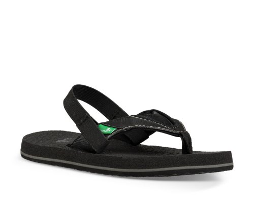 Sanuk Root Beer Cozy - Sanuk Sandals Kids Black - Philippines MGOLRB706